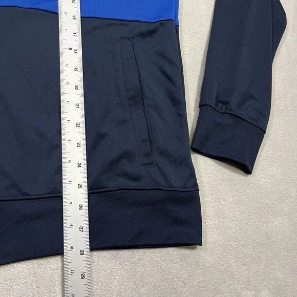 Nike Track Jacket Men's XL Academy 19 Full Zip/Pockets Soccer Blue Y2K Vtg - Picture 3 of 16
